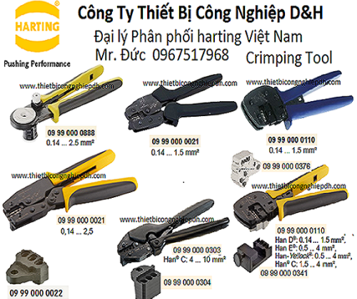 Kìm Bấm Cos Harting Double-Indent Crimping Tool( 09 99 000 0888 )